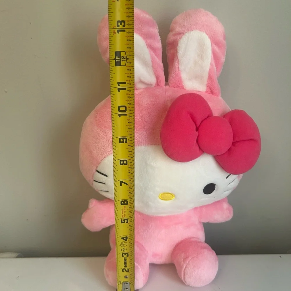 Sanrio Hello Kitty Plush Pink Bunny Rabbit Stuffed Animal‎ SK Japan 8”